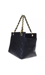 CHANEL Petite Black Caviar Shopping Tote Timeless Handbag