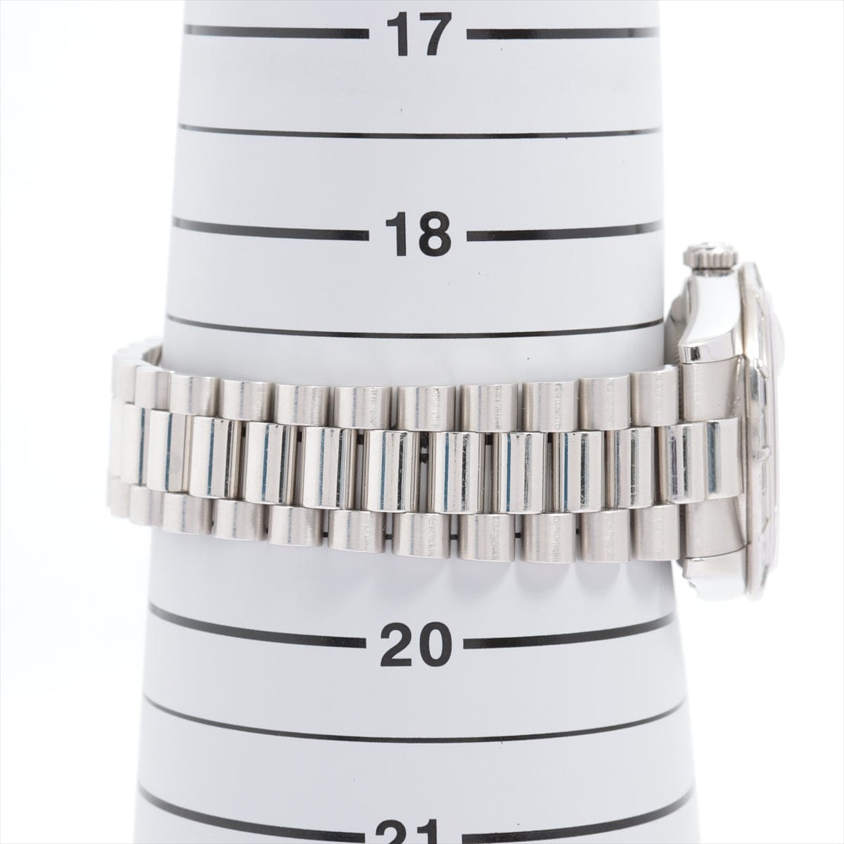 Rolex Platinum Pt950 Diamond Baguette Day Date 43mm Watch