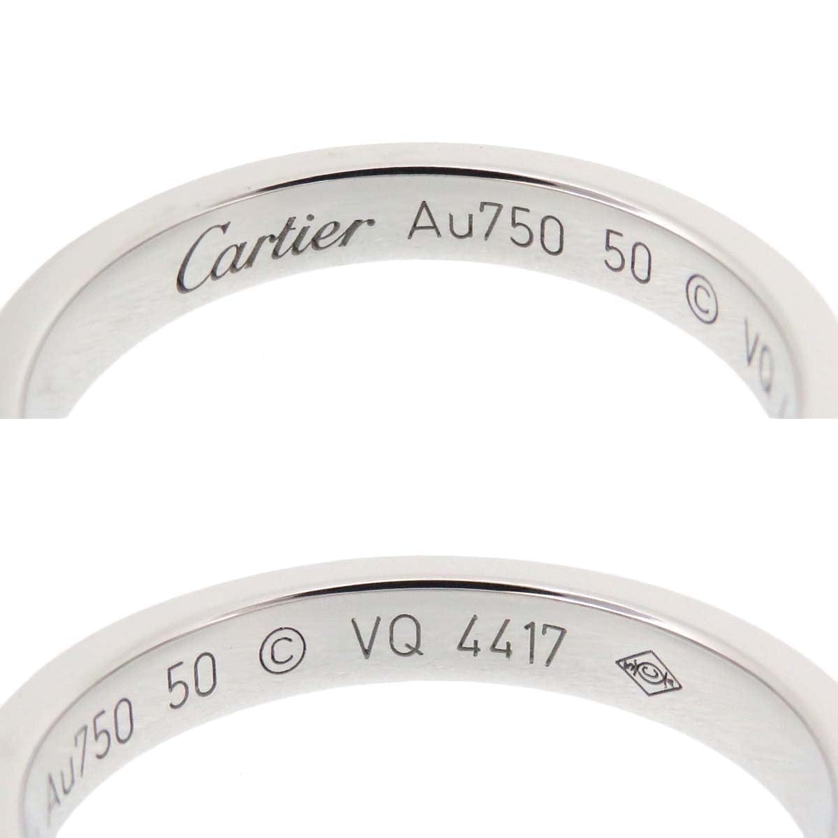 Cartier 3 Piece Diamond Ceramic Love Ring #50/ US 5