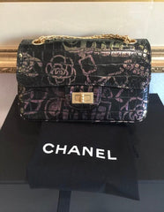 CHANEL Graffiti 2.55 Reissue Crocodile Mini Flap Bag