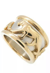 Cartier Walking Panthere 18KT Yellow & White Gold Ring