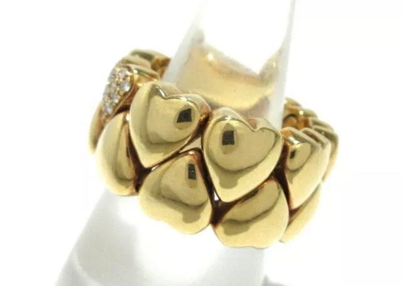 Cartier Puffy Heart Diamond 18KT Gold Ring