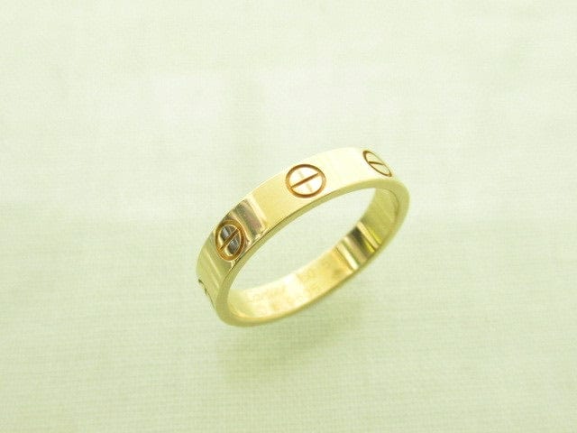 Cartier Mini/ Wedding 18KT Yellow Gold Love Ring #51