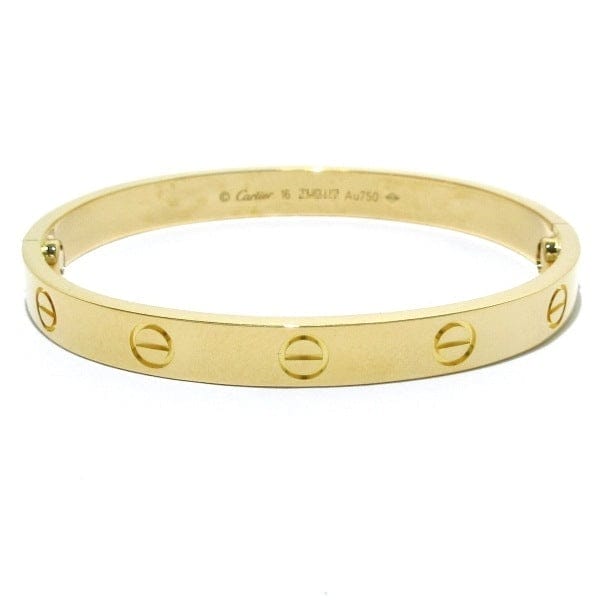 Cartier 18KT Yellow Gold Love Bracelet Size 16