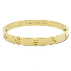 Cartier 18KT Yellow Gold Love Bracelet Size 16