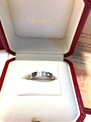 Cartier Mini Love Ring 18KT White Gold #50/ US 5 -5.5