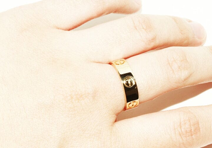 Cartier 18KT Yellow Gold Love Ring Size 54
