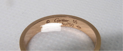 Cartier Mini/ Wedding 18KT Rose Gold Love Ring Size 55/ US 7
