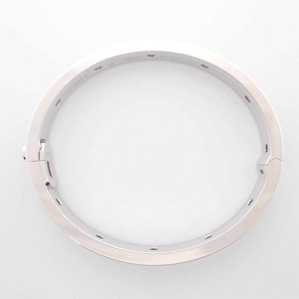 Cartier Full Diamond-Paved 18KT White Gold Love Bracelet, Size 16