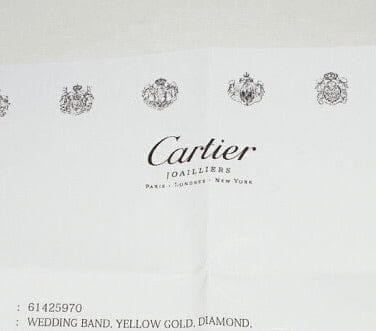 Cartier Full Diamond-Paved 18KT Yellow Gold Love Ring Size #51/ 5.5
