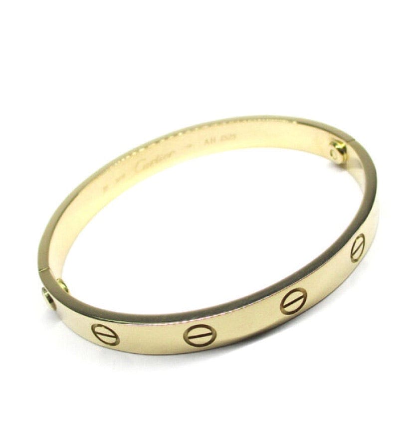 Cartier Yellow Gold Love Bracelet Sz #16