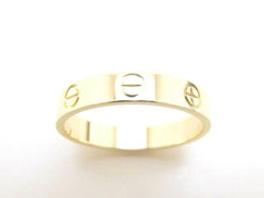 Cartier Wedding (Mini) Love Ring 18KT Yellow Gold Size 54/ 6.5