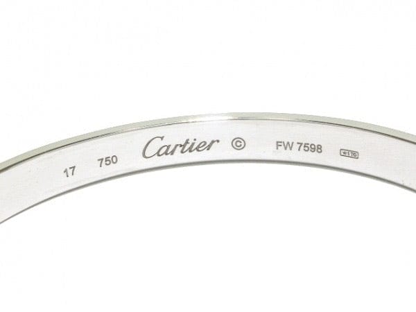 Cartier 18KT White Gold Love Bracelet #17