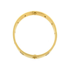 Cartier 10 Diamond 18KT Yellow Gold Love Bracelet Size 17