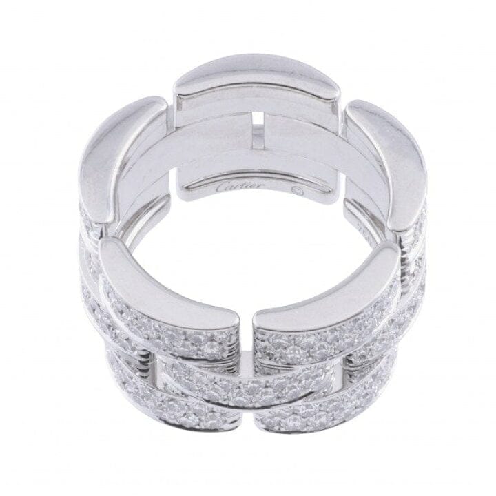 Cartier LM Diamond- Paved Maillon Panthere Ring, Size 57