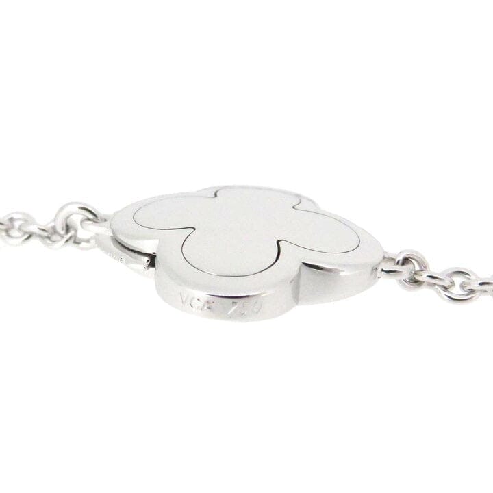 Van Cleef & Arpels (VCA) Pure Alhambra Clover 18KT White Gold 4 Motif Bracelet