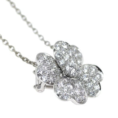 Van Cleef & Arpels Cosmos Diamond 18KT White Gold Necklace