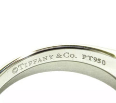 Tiffany & Co. Diamond Solitaire .58ct Platinum Engagement / Wedding Ring Size 5.5