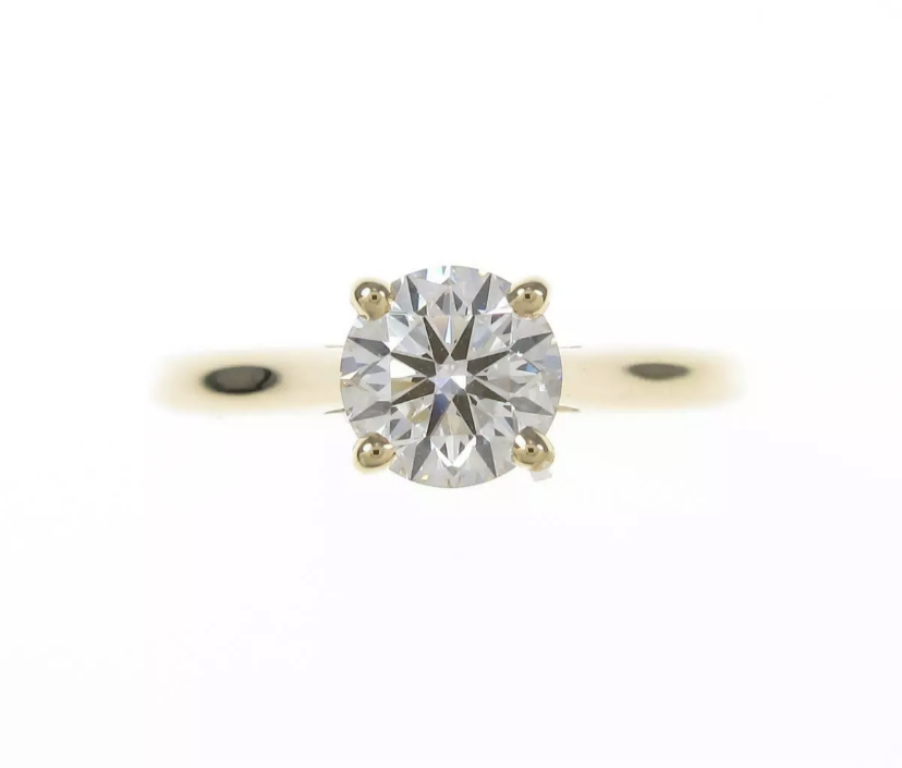 Cartier VVS1 0.81ct Diamond 1895 Solitaire Engagement/ Wedding Ring Sz 5.5