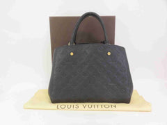 Louis Vuitton Black Empriente Monogram Montaigne Handbag