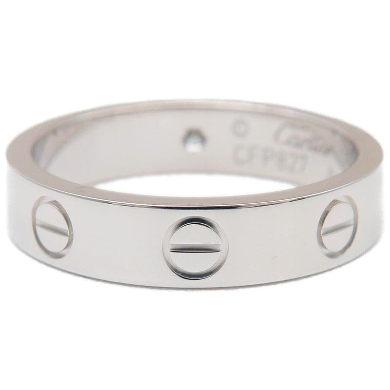 Cartier 1P Diamond 18KT Gold Mini Love Ring