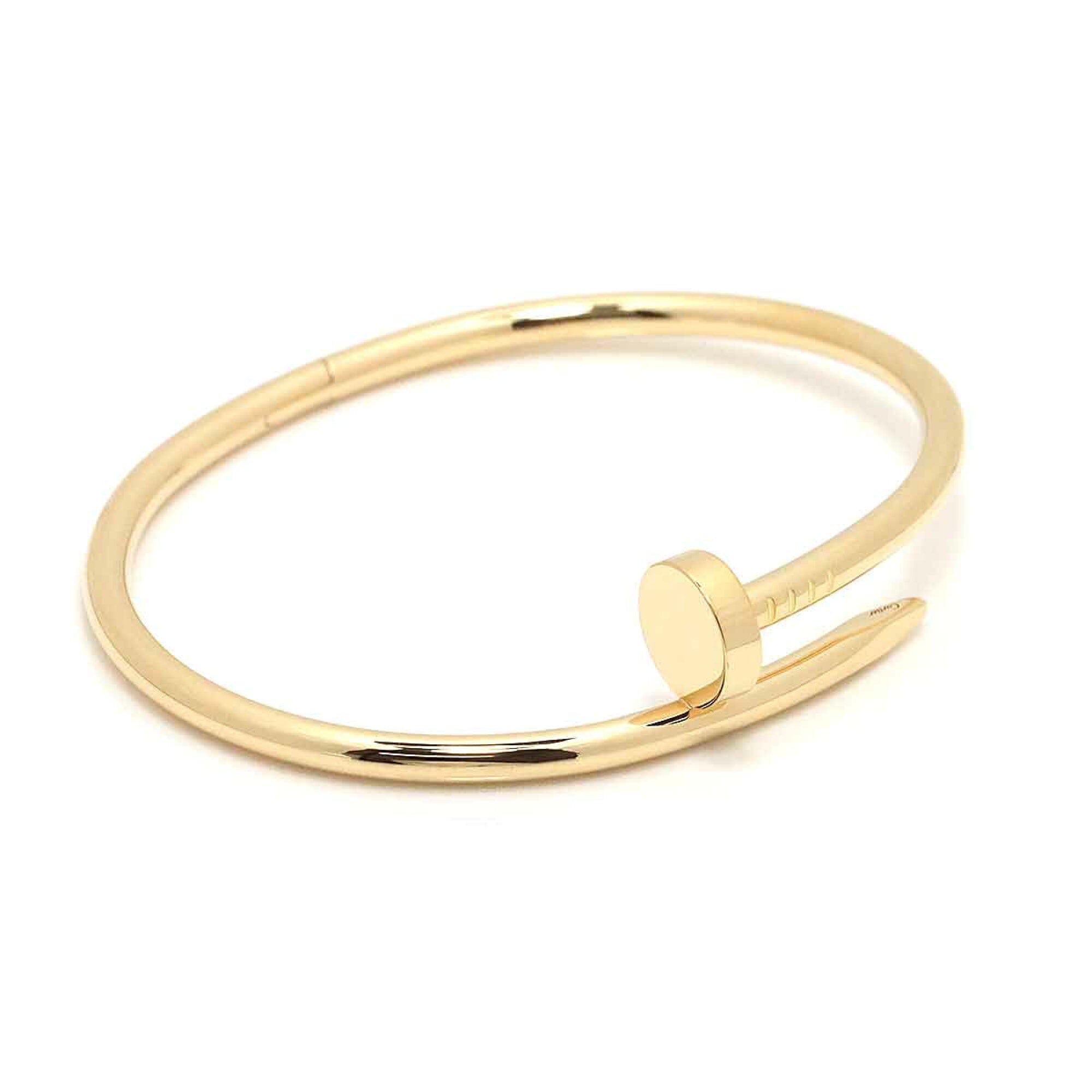 Cartier Juste Un Clou 18KT Yellow Gold Bracelet, Size 18