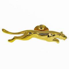 Cartier Panthere Emerald Onyx 18KT Yellow Gold Brooch/ Pin