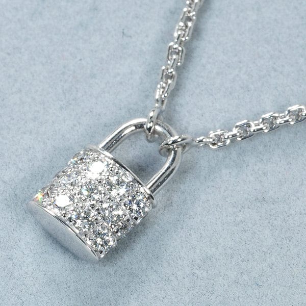 Louis Vuitton Diamond Paved 18KT Gold Necklace