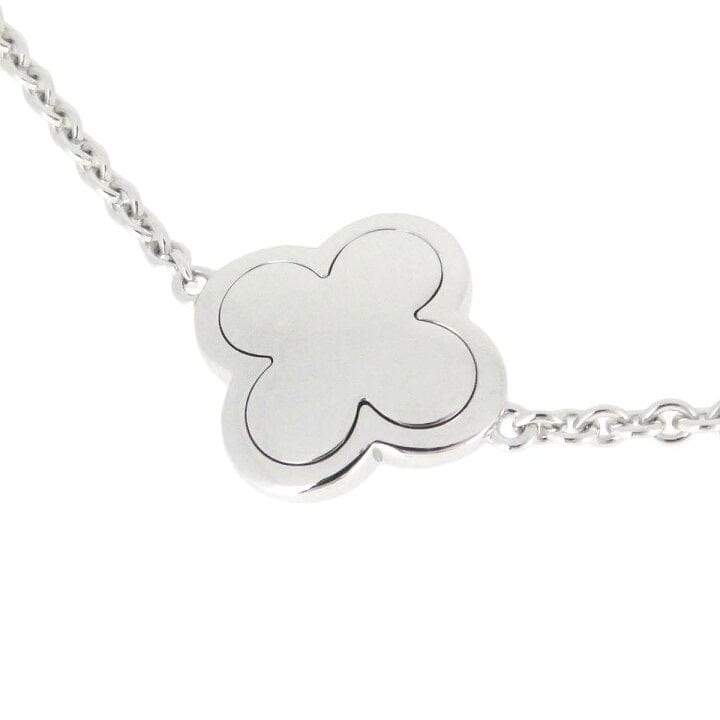 Van Cleef & Arpels (VCA) Pure Alhambra Clover 18KT White Gold 4 Motif Bracelet