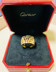 Cartier LM C Entrelaces 18KT Yellow Gold Ring, Size 5.25