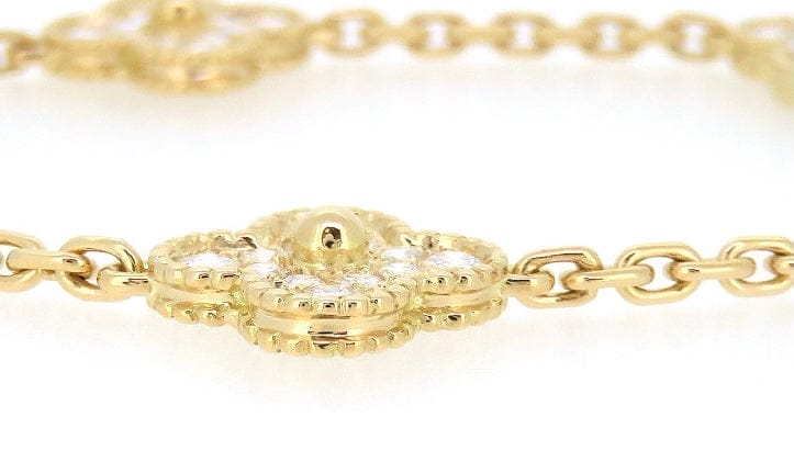 Van Cleef & Arpels Diamond Vintage Alhambra Bracelet