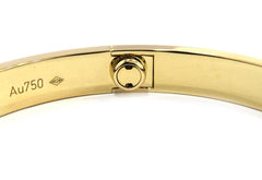 Cartier 18KT Yellow Gold Love Bracelet Size #18 New Screw Model