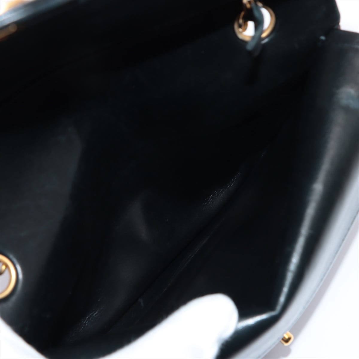 CHANEL Vintage Black Lambskin GHW Double Flap Bag