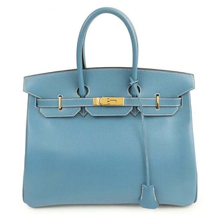 HermÃ¨s Birkin Bleu Jean Togo Leather w/ GHW