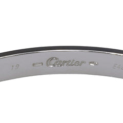 Cartier Love Bracelet 18KT White Gold Screw Motif #19