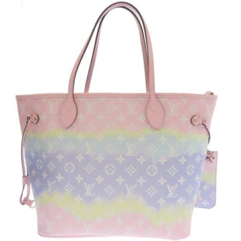 Louis Vuitton MM Pastel Pink Tie Dye Escale Neverfull Bag
