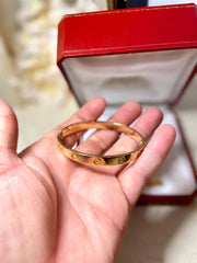 Cartier 18KT Yellow Gold Love Bracelet Size 16