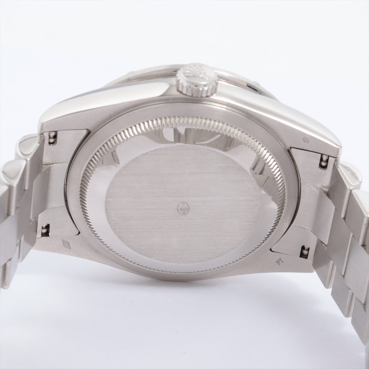 Rolex Platinum Pt950 Diamond Baguette Day Date 43mm Watch