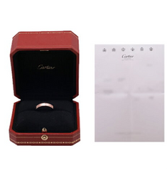 Cartier Mini/ Wedding Love Ring 18KT Rose Gold #55/ 7
