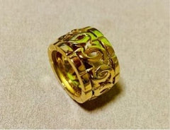 Cartier LM C Entrelaces 18KT Yellow Gold Ring, Size 5.25