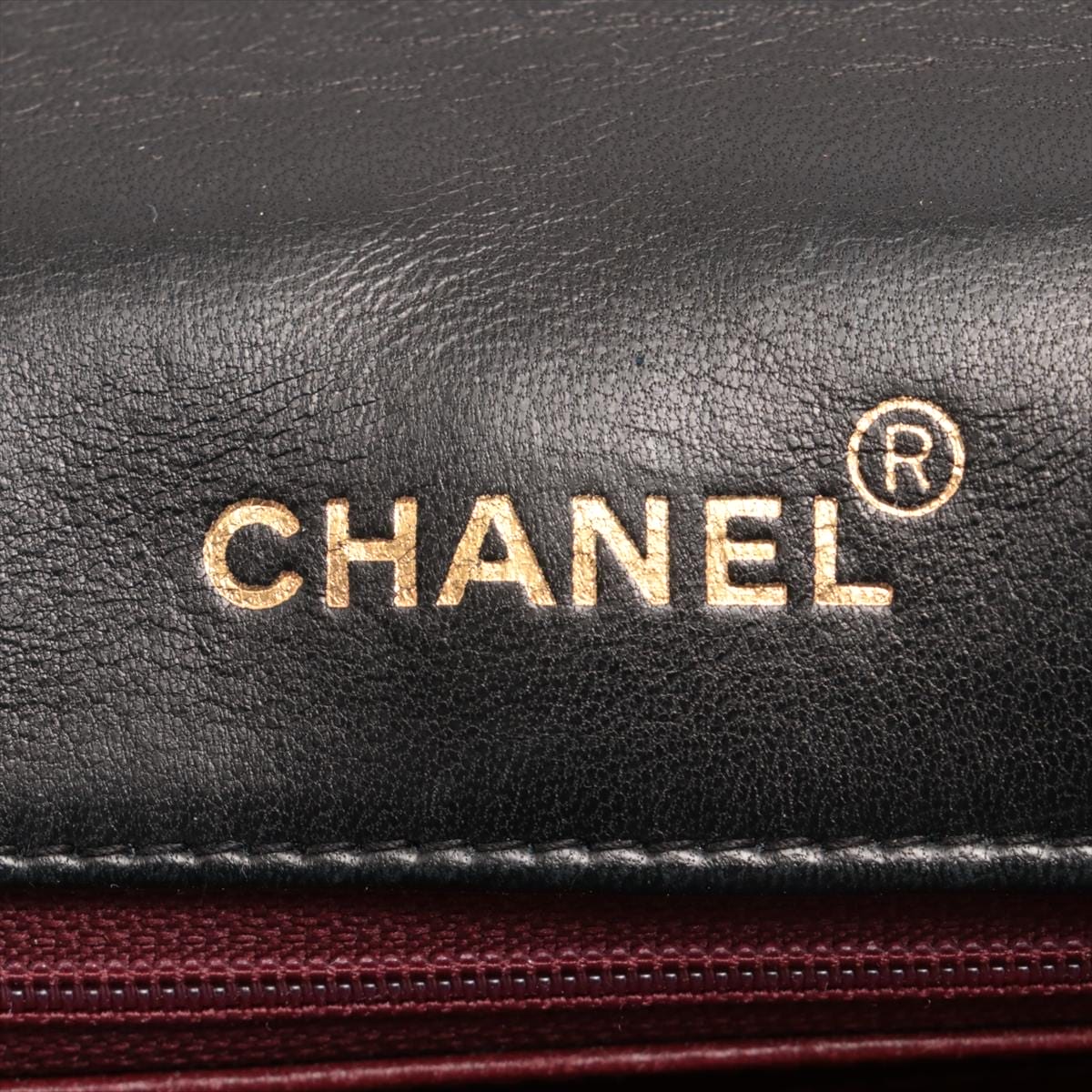 Vintage CHANEL Black Lambskin GHW Diana Flap Bag