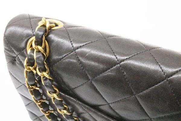 CHANEL Double Flap 23 Gold Hardware Lambskin Shoulder Bag