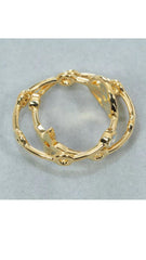 Louis Vuitton Diamond 18KT Gold Monogram Flower Berg Ring