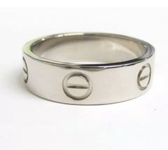 Cartier Love ring 18KT White Gold Size 55/ US 7