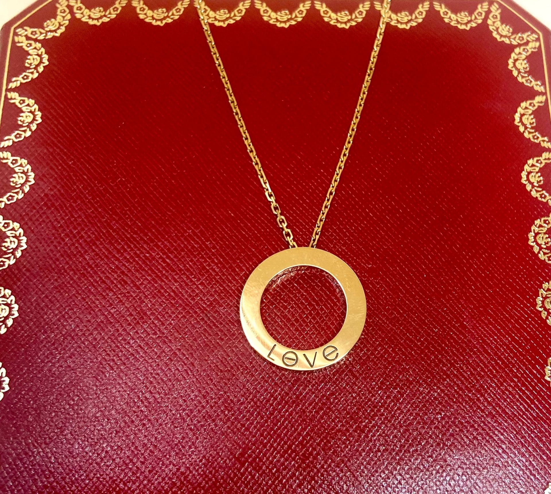 Cartier 18Kt Yellow Gold Love Necklace