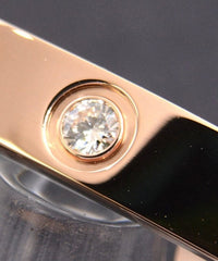 Cartier 10 Diamond 18KT Love Bracelet w/ Certificate, Size 16