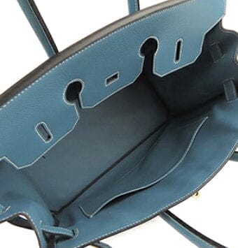 HermÃ¨s Birkin Bleu Jean Togo Leather w/ GHW