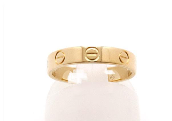 Cartier Mini/ Wedding 18KT Rose Gold Love Ring Size 55/ US 7