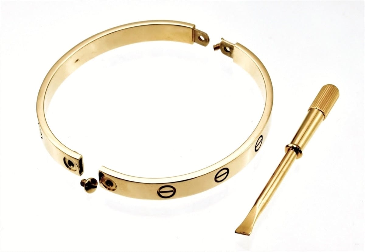 Cartier Love Bracelet 18KT Yellow Gold #17 Screw Motif