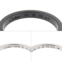 Cartier 3 Piece Diamond Ceramic Love Ring #50/ US 5